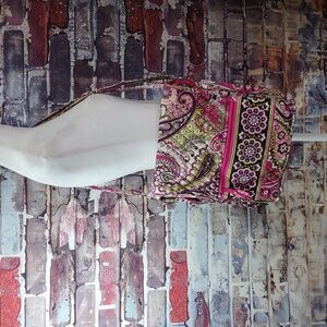 Vera Bradley "Very Berry Paisley" Messenger Flap Crossbody Bag